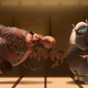 Illustration for article titled Concept Art Of The Yakuza Wrestling Match Cut From iBig Hero 6/i—And More